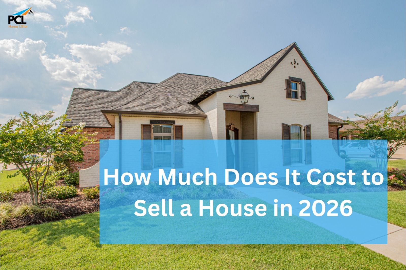Home seller reviewing the cost to sell a house